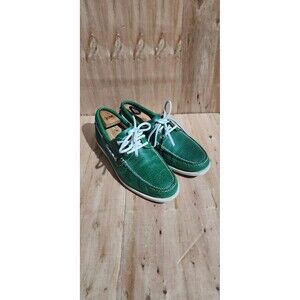 Cole Haan Green Tumbled Hayden Boat Shoe Men's Size 8M